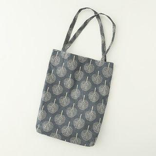 Tree Print Canvas Tote Bag