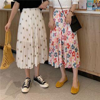 Midi Accordion Pleat Skirt (various Designs)