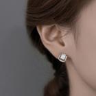 Geometry Stud Earring 1 Pair - Earring - Silver - One Size