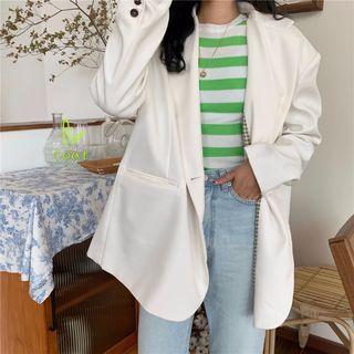 Boxy Blazer White - One Size