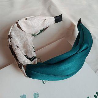 Twisted Floral Print Headband