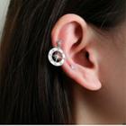 925 Sterling Silver Star Earring 1 Pair - 925 Silver - Star & Hoop Earrings - One Size