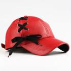 Lace Up Detailed Baseball Cap