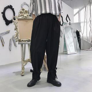 Tie-cuff Pants