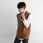 Color-block Knit Vest