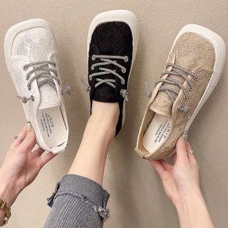 Lace Lace-up Platform Sneakers