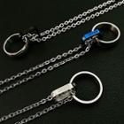Interlocking Ring Pendant Stainless Steel Necklace