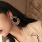 Perforated Disc Earring