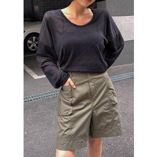 Pocket-side Bermuda Shorts