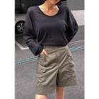 Pocket-side Bermuda Shorts