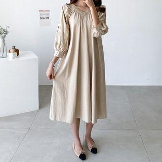 Lace Trim Two-way Dress