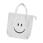 Printed Linen Shopper Bag