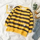 Striped Pullover Yellow - One Size
