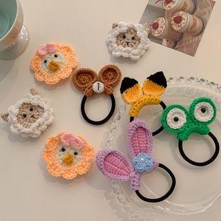 Animal Knit Hair Tie / Brooch (various Designs)
