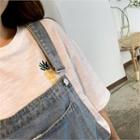 Pineapple Embroidered T-shirt