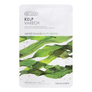 The Face Shop - Real Nature Face Mask 1pc (20 Types) 20g Kelp
