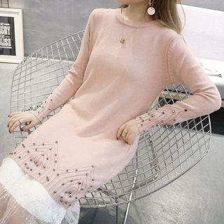 Beaded Knit Tunic