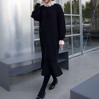 Midi Mermaid Sweatshirt Dress