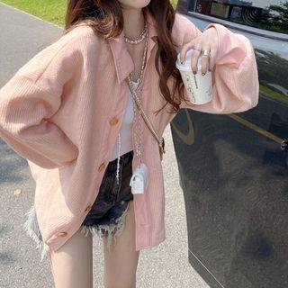 Shirt Jacket Light Pink - One Size