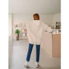 Embroidered Sherpa-fleece Zip-up Hoodie