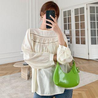 Plain Chiffon Top Almond - One Size