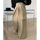 Buckle-waist Flap Culottes