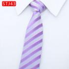 Pre-tied Neck Tie (5cm) Stj43 - One Size