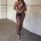 One-shoulder Cutout Jumpsuit