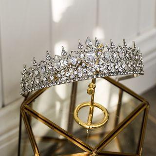 Wedding Rhinestone Tiara 1 Pc - As Shown In Figure - One Size