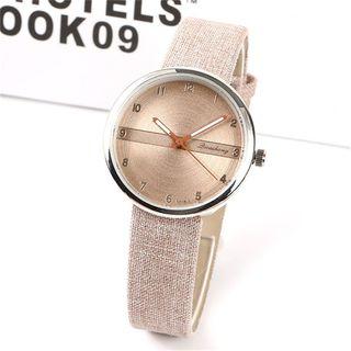 Retro Fabric Strap Watch