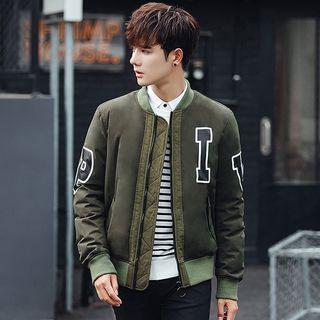 Letter Stand-collar Down Jacket