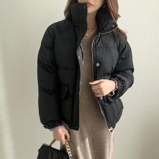 High-neck Dip-back Puffer Jacket