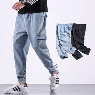 Pocket Detail Loose-fit Jeans