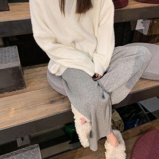 Set: Ribbed Sweater + Sweatpants