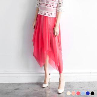 Irregular Chiffon 2-way Dress