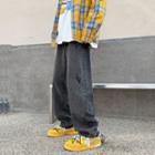 Bolt Print Loose Fit Jeans