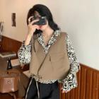 Vest / Floral Shirt