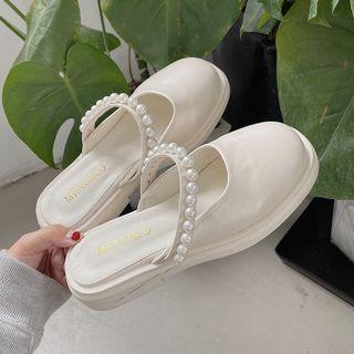 Beaded Platform Moccasins