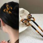 Butterfly Hair Stick 2822a - Tortoiseshell - One Size