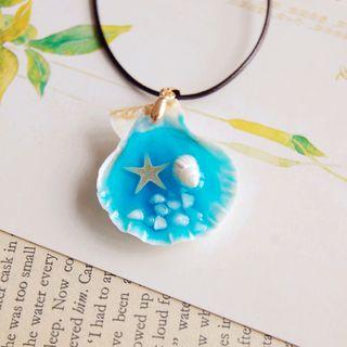 Shell Pendant Necklace As Shown In Figure - One Size