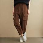 Pocket High-waist Harem Pants