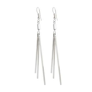 Silver Bar Earrings