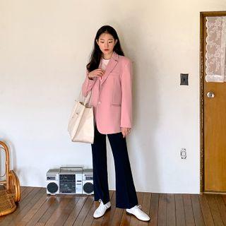 Single-breasted Pastel Blazer