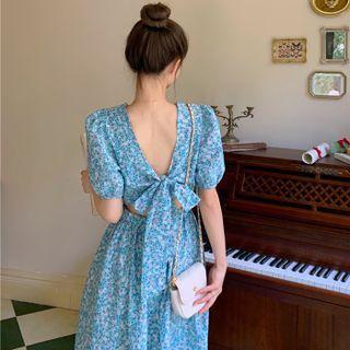 Floral Medium Long Dress