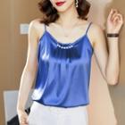 Silky Shirred Camisole Top