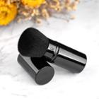 Retractable Blush Brush 1 Pc - Logo - Black - One Size