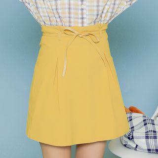 Bow-tied A-line Dress