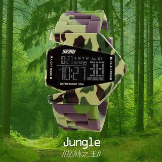 Camouflage Led Digital Watch