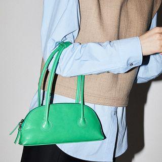 Faux Leather Retro Handbag