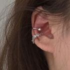 Set Of 2: Ear Cuff 2 Pcs - Silver - One Size